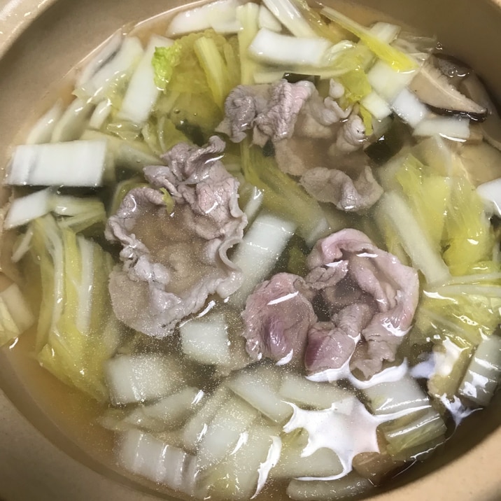 【男子節約】豚肉と白菜の簡単しゃぶしゃぶ